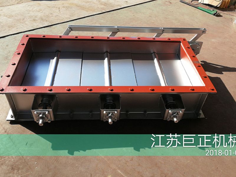 方形擋板門(寬2m)完工,待包裝發貨