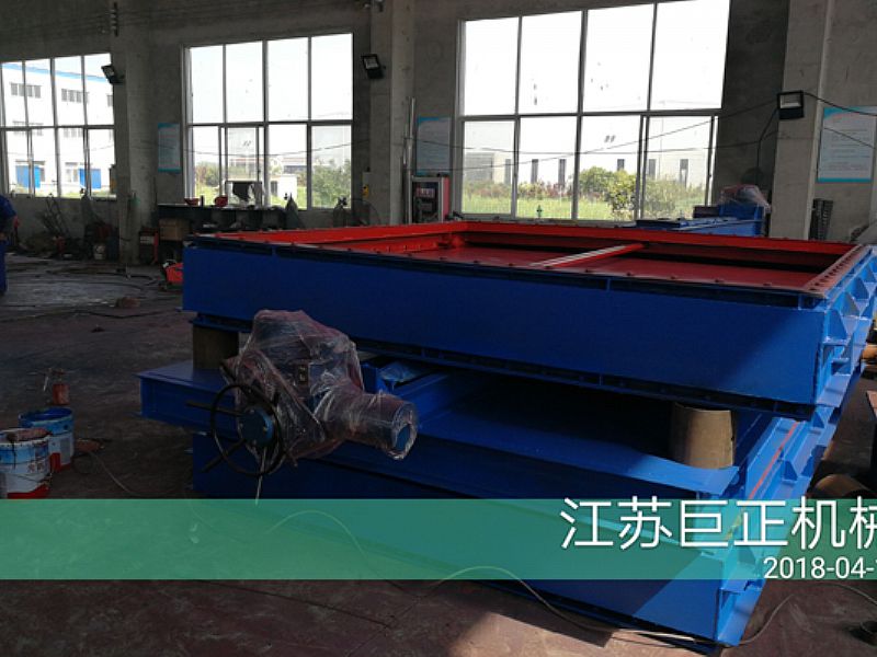 方形擋板門(寬12M)驗收合格,發貨準備中