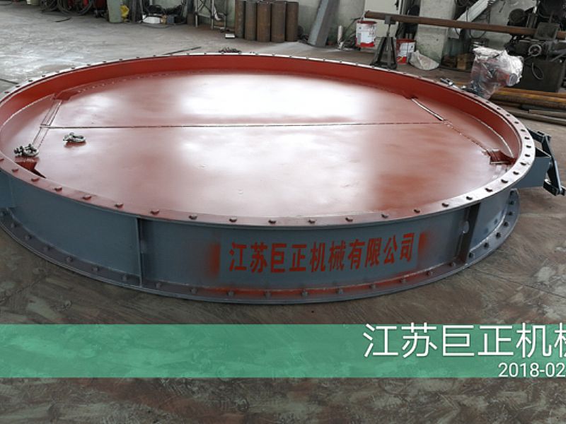 圓形擋板門（直徑270cm）完工了，準備發(fā)往江西客戶