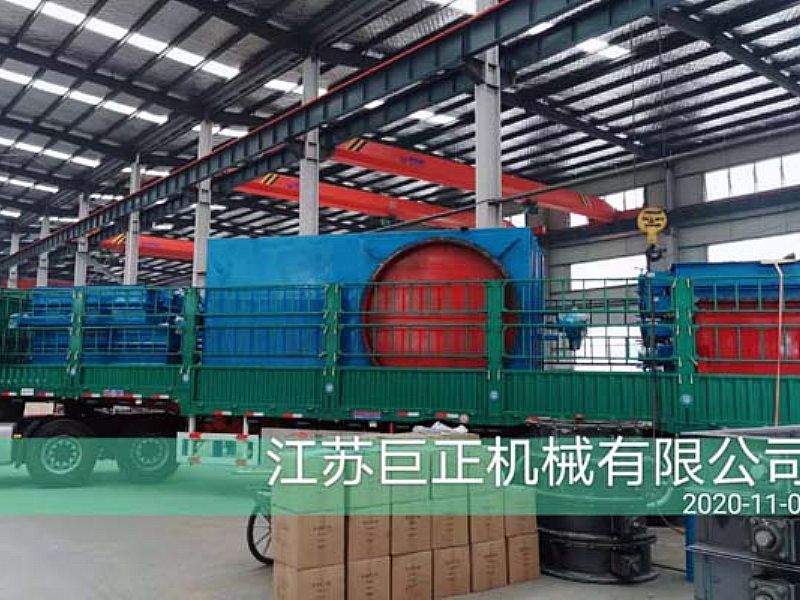 一批煙道插板閥制作完工,發貨準備中