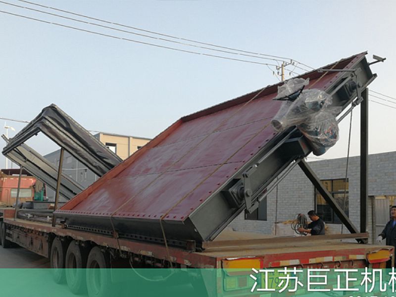 巨正機械公司擋板門,裝車發貨了